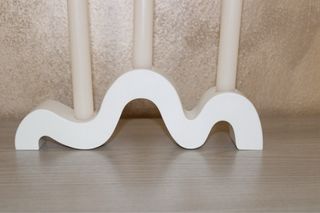 Candelabro moderno bianco