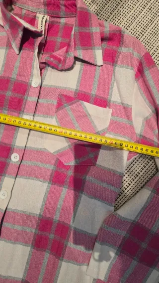 Conjunto camisa cuadros con pantalón bombacho