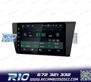 RADIO GPS ANDROID 14 BMW E90 E91 E92 E93 PANTALLA 9" TACTIL