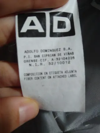 Chaqueta Adolfo Domínguez Gris