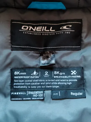 Abrigo O'Neill azul y negro