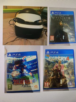 Lote PS4: 3 Juegos + VR