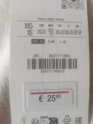 Sudadera MILANO Talla XS