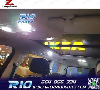 KIT 21 BOMBILLAS LED INTERIOR SEAT ALHAMBRA II MK2 710 711 1