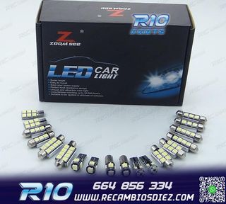KIT 21 BOMBILLAS LED INTERIOR SEAT ALHAMBRA II MK2 710 711 1