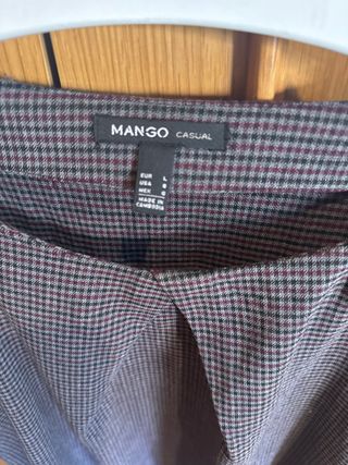 Vestido Mango Marrón Talla L