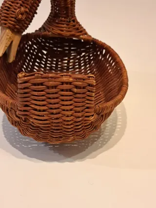 Cesta mimbre pato