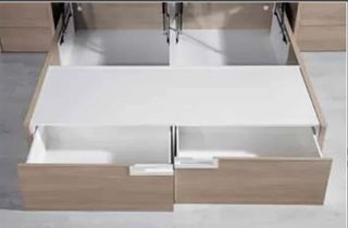 CANAPÉ DOBLE CON CAJONES LIBANO 160×190.