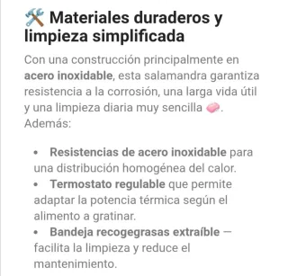 Salamandra Gratinadora Sammic SG652