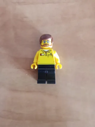 Lego Minifigura Original Hombre Gafas