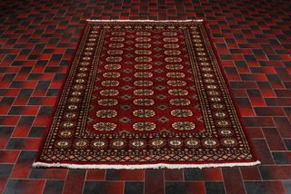 Tappeto Cashmere Rosso Morbido 185x125