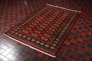 Tappeto Cashmere Rosso Morbido 185x125