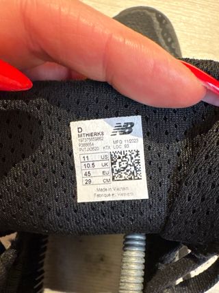 New Balance Hierro Nero EUR 45 / US 11