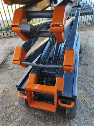 Plataforma Elevadora Tijera Naranja/Gris