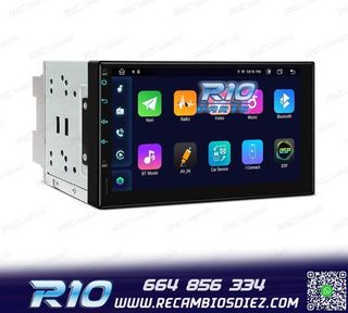 RADIO GPS ANDROID 12 HD TACTIL BLUETOOTH USB SD