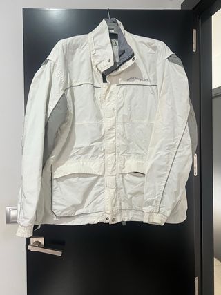 Chaqueta Sonique Hombre Blanca y Gris