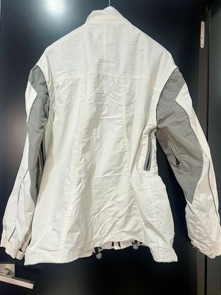 Chaqueta Sonique Hombre Blanca y Gris