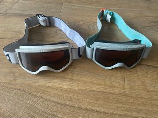 Casco esquí infantil Wedze blanco y naranja