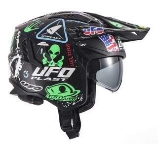 Casco Jet UFO Plast Negro