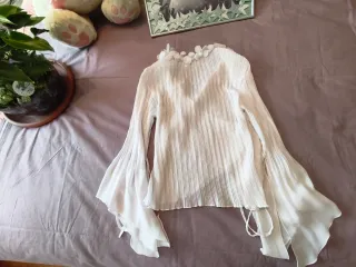 Camisa FuLin T M plisada