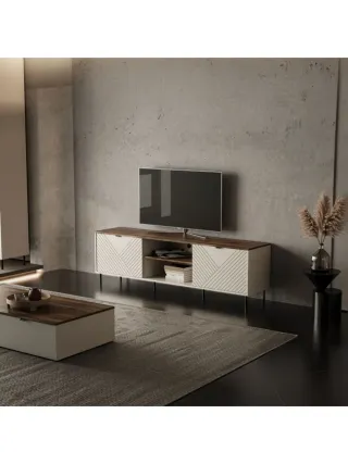 Aparador moderno madera y metal