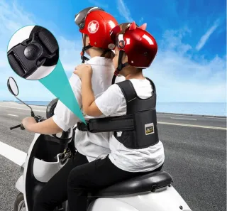 Cinturón seguridad moto para niños