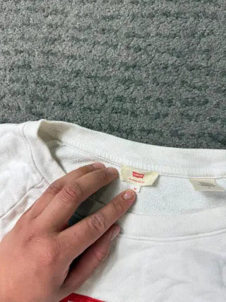 ¡¡OFERTA!! Talla M Sudadera Levi's Blanca