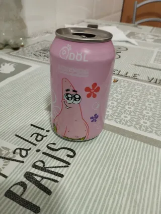 Lata Refresco Patrício Estrella Rosa