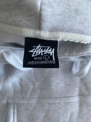 Sudadera con capucha Stussy gris talla L