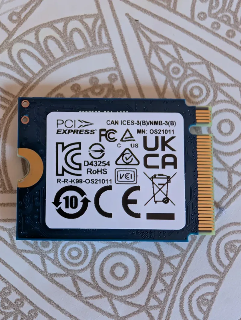 SSD Kingston NVMe 1TB M.2 2230 PCIe Gen4 afbeelding 2