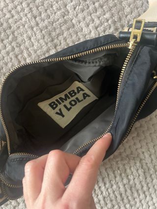 Bolso Bimba y Lola Negro y Dorado