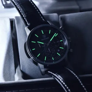Reloj Benyar Hombre Cronógrafo Azul y Plateado