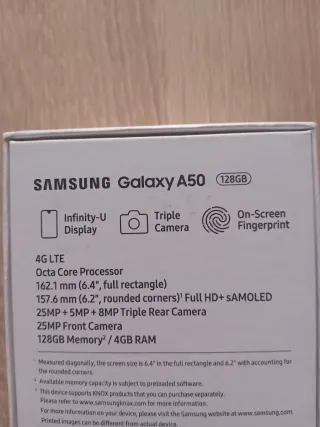 Telefono Samsung Galaxy A50