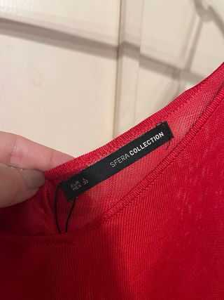 Camiseta punto Sfera roja talla L