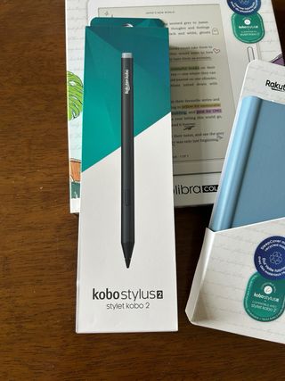 Kobo Libra Colour + Stylus 2 + Custodia Blu