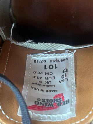 Redwing Postman 101 Zapatos Negros