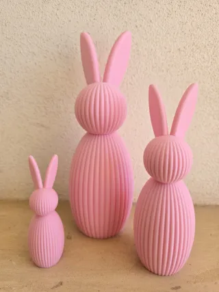 Set 3 Coniglietti Piccolo 10 cm medio 18 grande 25