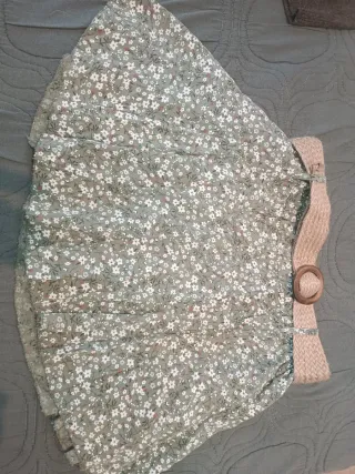 Falda pantalón chica floral