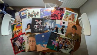 Lote de Vinilos Pop Rock Internacional y Nacional