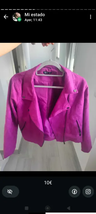 Chaqueta rosa TEX talla XL