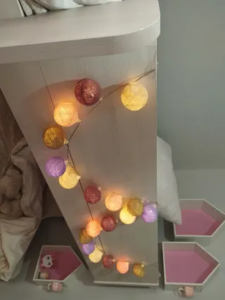 Literas de madera blancas Robustas