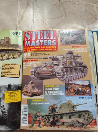 Libros Modelismo Steel Masters, en franses