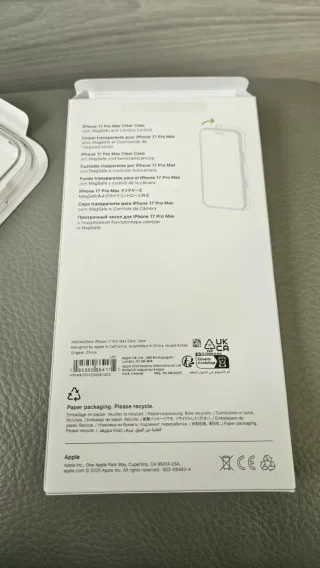 Funda iPhone 17 Pro Max Transparente