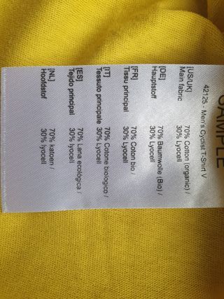 T-Shirt Vaude Amarela