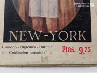 Cartel Publicitario Ropa NEW-YORK