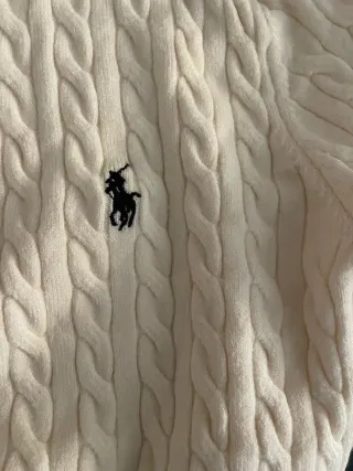 Maglione Ralph Lauren Bianco Panna