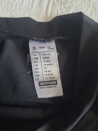 Camiseta térmica 10 años