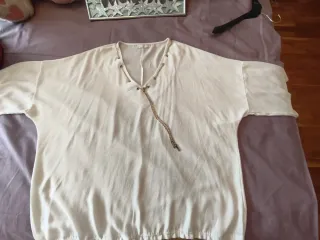 Camisa Italiana Talla M Diseño Dorado