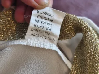 Camisa Italiana Talla M Diseño Dorado