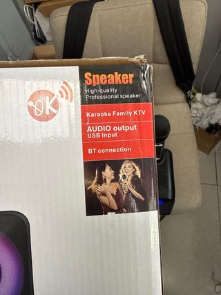 Karaoke SDRD con 2 microfoni wireless